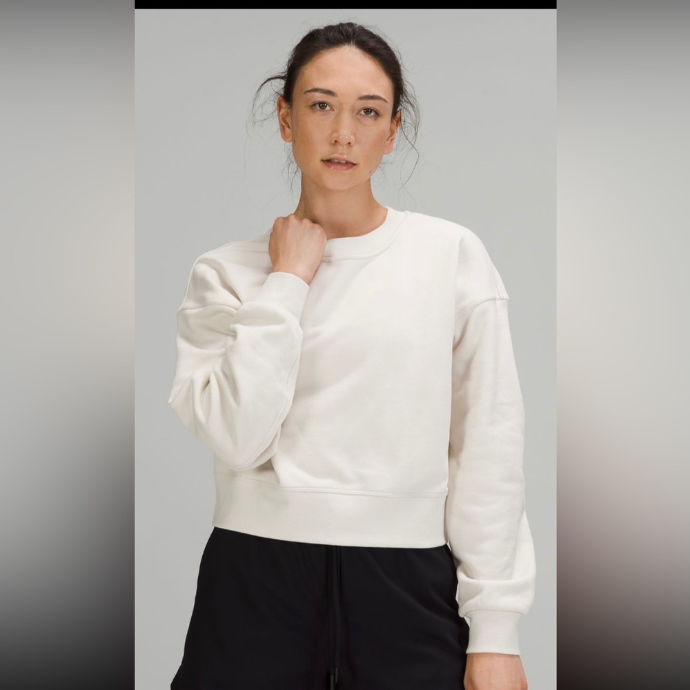 Size 4 Lululemon Softstreme Perfectly Oversized Crew